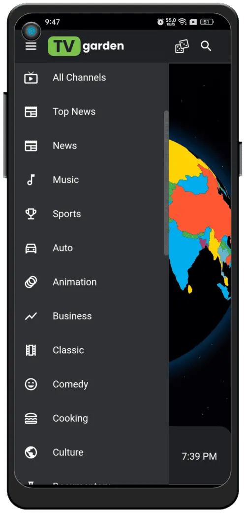 TV Garden | 最新のTV Garden APK 2025(ライブTV/スポーツ)4をダウンロード TVガーデン スクリーンショット3